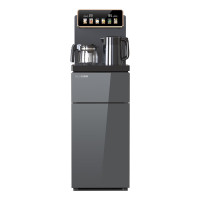 美菱 饮水机 MY-A071 家用办公室饮水大屏温显多档调温双壶配置304不锈钢水壶防溢防干烧茶吧机 温热型