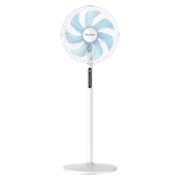 美菱 七叶轻音立式电风扇 MPF-L141R 家用柔风落地扇台式桌面小型风扇大风量节能摇头宿舍电扇机械电子