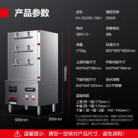 德玛仕 全自动蒸饭箱 IH-ZG20C-09H 双门三门商用蒸饭柜 电磁加热 380V