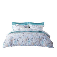 梦洁家纺 1010189081 倾心花絮 纯棉磨毛印花四件套 200*230cm(单位:套)