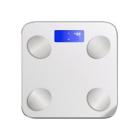 (易采云)苏宁宜品智能体重秤B549白色智能电子称 家用精