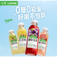 让茶无糖果茶系列葡萄乌龙茶整箱装500ml*15瓶