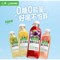 让茶无糖果茶系列柚C茉莉茶整箱装500ml*15瓶