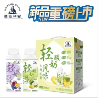 光明莫斯利安轻酸奶生椰凤梨200g*10瓶整箱装