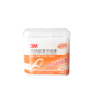 3M双线细滑牙线棒124支 赠随身盒