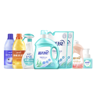 家用洗护大礼包(蓝月亮除菌大礼包+柏缇柏缇pote 海洋之谜套装+清风抽纸整箱及有芯卷纸整箱)
