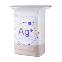 太力AZ556奶白印紫色抗菌真空袋-无泵- 大立体80*100*38cm(1个)