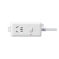 公牛大功率空调/热水器延长线插座插排儿童保护门新国标接线拖线板1位带开关白色GN-104D 1.8米