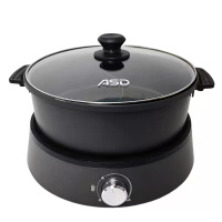 爱仕达电火锅4L分体式大容量家用多档火力多功能电锅鸳鸯锅AH-Y13J439