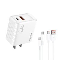 沃品Q61Type-C充电套装1米充电器安卓苹果手机5V/2A源适配器Type-C 1米充电线