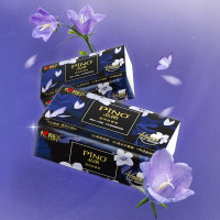 心相印抽纸品诺蓝风铃香氛4层90抽*16包M码 加厚大尺寸