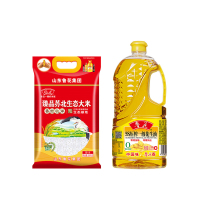 鲁花花生油5L 大米组合200元