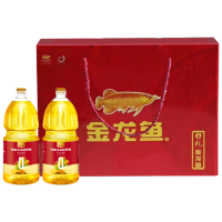 金龙鱼心选玉米胚芽油(零反)礼盒1.8L*2