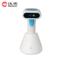 汉王(Hanvon)HW-1021W扫描枪 无线蓝牙带充电底座一维二维码通用 扫码枪 商超快递医院仓库