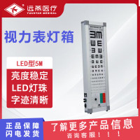 远燕 LED超薄视力表灯箱 标准对数 LED型5m 成人标准对数视力表