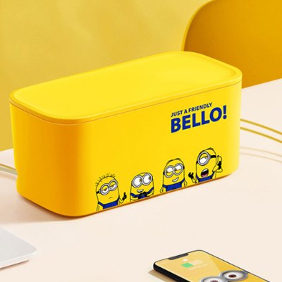 公牛(BULL)F2151U小黄人收纳盒插座1.5米带USB