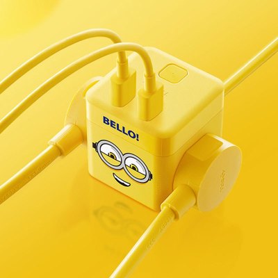 公牛(BULL)GNV-M112R 有线小黄人魔方 1.5米