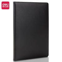 得力3161高级记事本-16k-112张 (黑)*24本