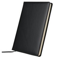 得力3162高级记事本(黑)-96张-25K(本) *24本