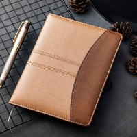 得力7922皮面笔记本-160张-32K-180mm*130mm(棕色) *30本
