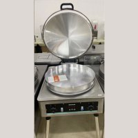 鲁宝 立式电饼铛(不锈钢外壳)双温双控旋钮式 45SG 5cm 380V