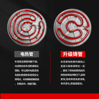 鲁宝 立式电饼铛(不锈钢外壳)双温双控旋钮式 45SG 5cm 380V