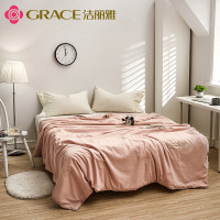 洁丽雅(grace)蚕宝被-香奈儿JLY-YH225 凉感蚕丝羽丝棉 纤维被 双人200*230 b