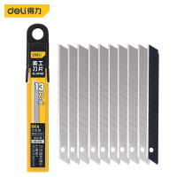 得力 DL-DP182 18mmSK4美工刀片厚0.5_8刀头(9白1黑)10盒起拍