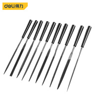 得力 DL2140什锦锉10件套(黑)3×140mm