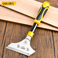 得力 DL365275重型铝合金清洁铲刀可旋转刀头(黄)275mm10把起拍
