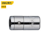 得力 DL2353(终保)6.3mm系列旋具头接头(银)1/4转1/4六角