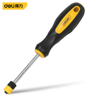 得力 DL655075磁圈十字螺丝批S2(黄)PH1x75mm