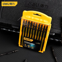 得力 DL252202C 6.3mm磁圈抗冲击双头旋具头S2(黄)65mm带磁圈