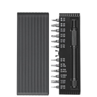 得力 DL240025B精密螺丝刀电子维修(黑)25件套