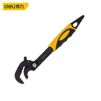 得力 DL1421-1尖尾多功能扳手(黑)13-30mm