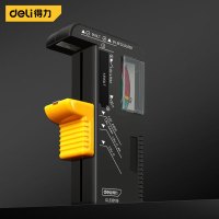 得力 DL333109电池检测仪机械式(黄)1.5V/9V