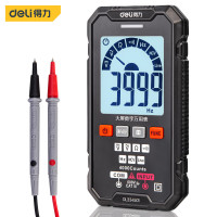 得力 DL334501大屏万用表(红)3999位