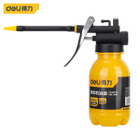 得力 DL468250软管塑料机油壶(黄)250ml