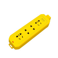 得力 T18299无线电源插座(黄)2+2组合孔