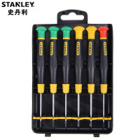 史丹利(STANLEY)66-391-236件套一字、十字、花形微型螺丝批组套
