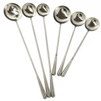 得力(deli)不锈钢手勺 14*40cm/把