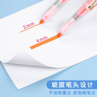 晨光单头荧光笔本味AHM27301紫(12/盒)