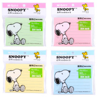 晨光3X4多彩自粘便条纸80(snoopy)YS-81(20/盒)