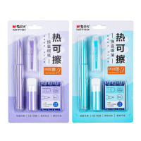 晨光热可擦钢笔套装HAFP1495晶蓝(12/盒)