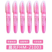 晨光荧光笔米菲FHM21003红(12/盒)