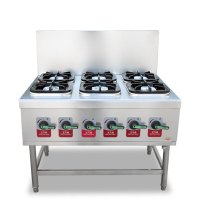 徳玛仕 燃气六眼煲仔炉