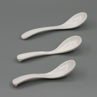 密胺勺子仿瓷塑料 20*4.5*3.5汤勺 S166
