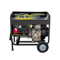 伊藤动力 YT9000E3 单/三相双电压柴油发电机 额定功率5.8KW 电启动四冲程单缸柴油机 定制/1台