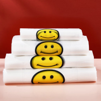 慧吉笑脸塑料袋[加厚35*55cm/100只]手提马夹袋超市购物袋方便袋子