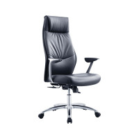 DIOUS迪欧 人体工学升降转椅 办公电脑椅 黑色西皮 DL-06A